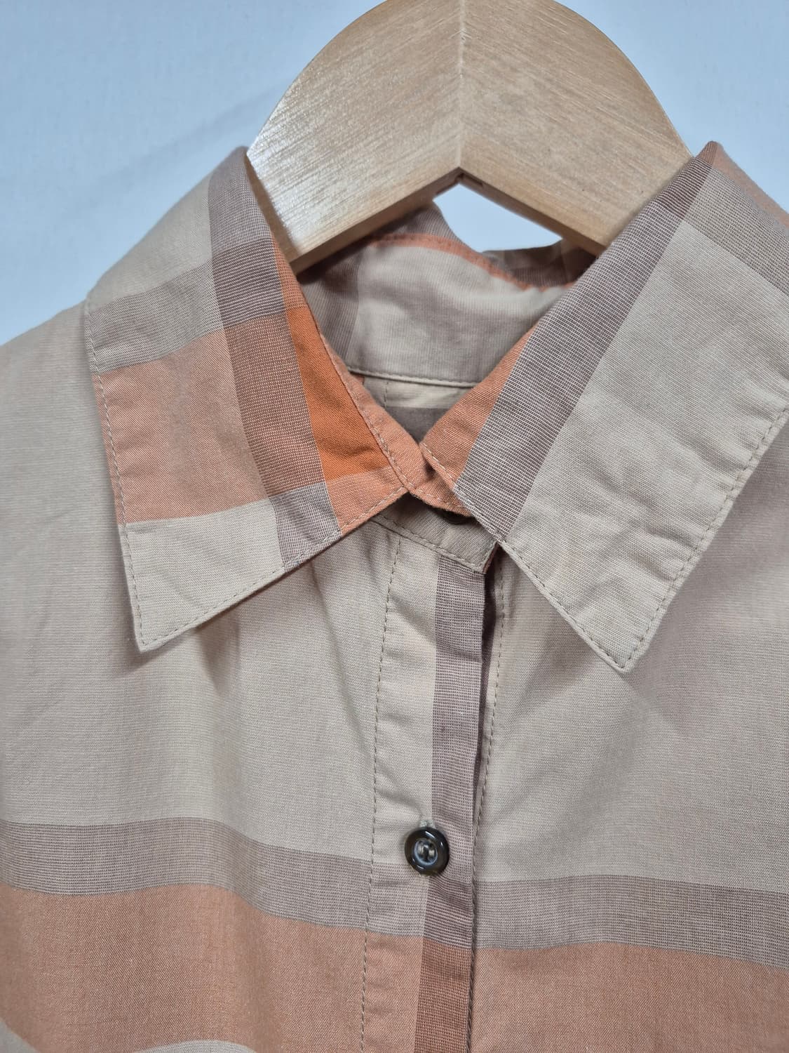 체크 루즈 블라우스 상품이미지5