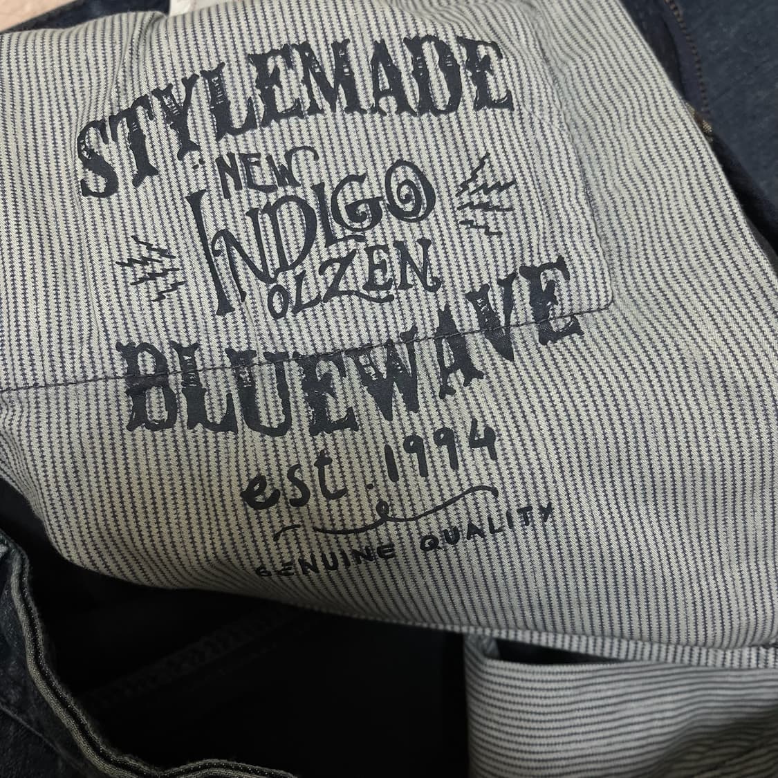 새상품 올젠 테일러드 남성 데님 청바지 76-98  상품이미지4