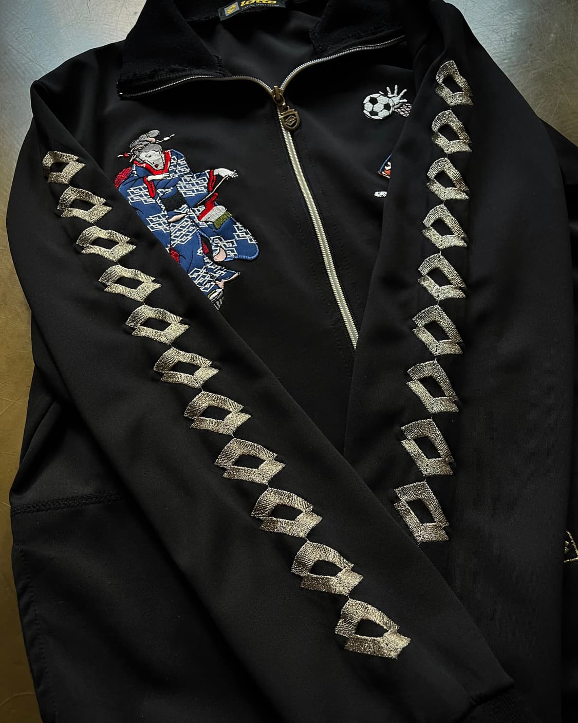 90-00s Lotto Japan Ukiyoe Emboridery JK 상품이미지8