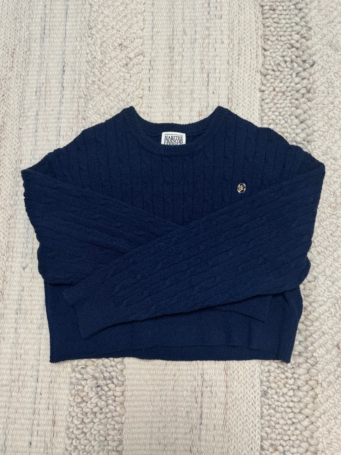 마리떼프랑소와저버 케이블 크롭 니트 상품이미지5
