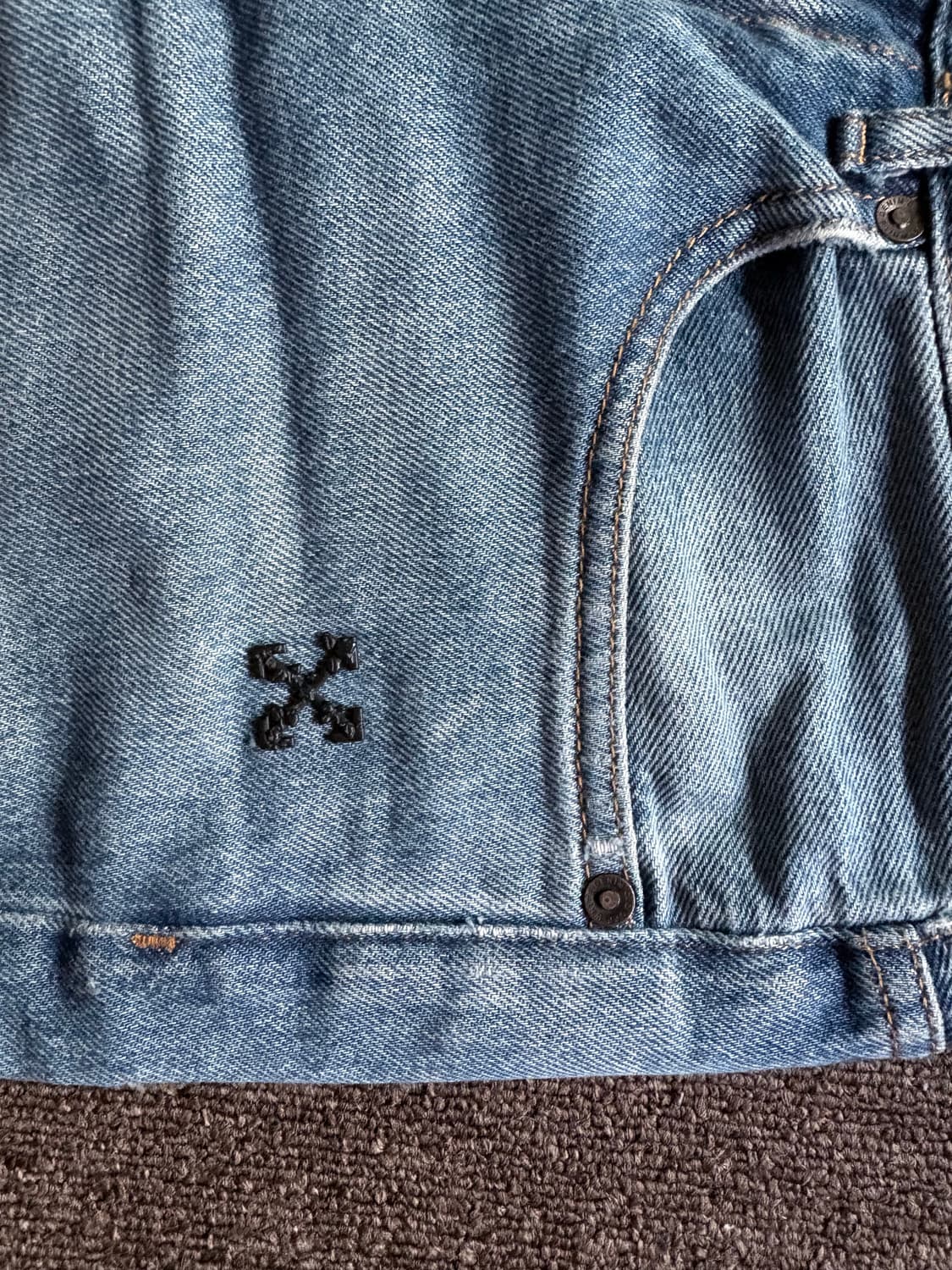 Off-white 13ss denim pants 상품이미지2