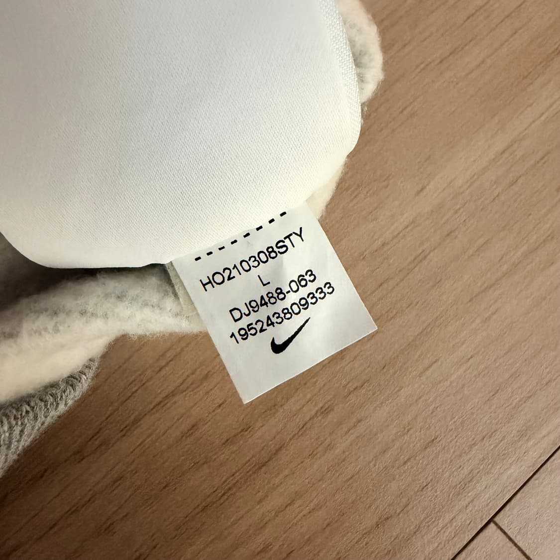 [L] 나이키 x 스투시 NRG RA 풀오버 후드 다크 그레이 헤더 상품이미지4