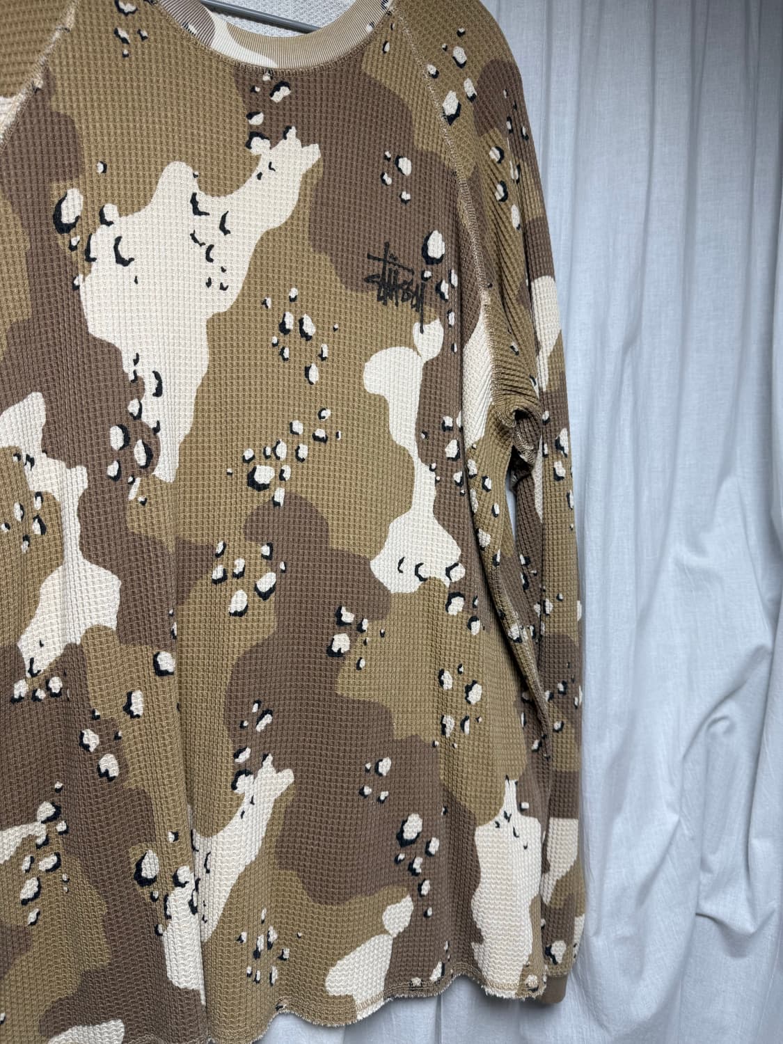 XL) 스투시 써멀 롱슬리브 데저트 카모 상품이미지4