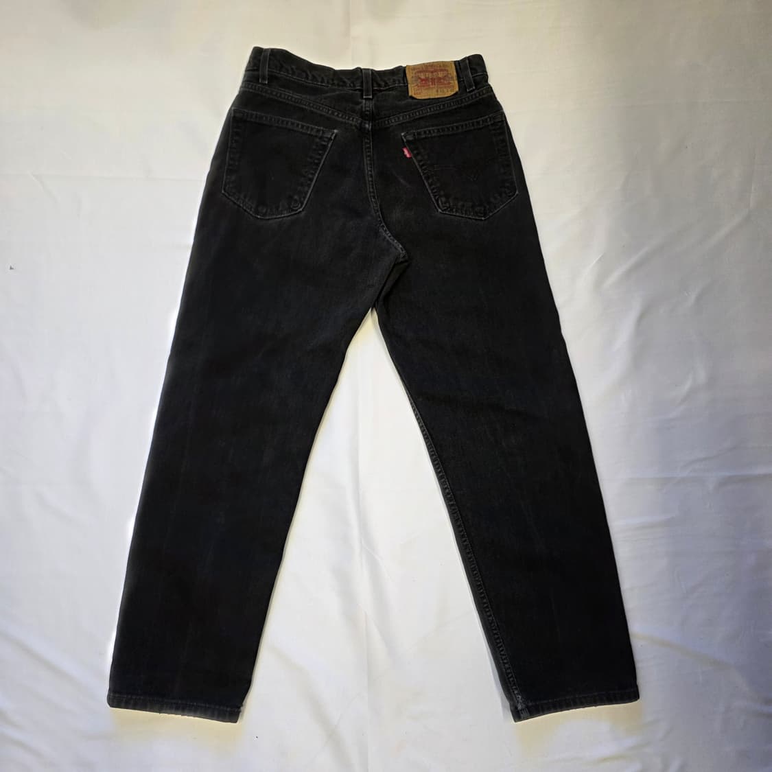 [W33L30]리바이스 550 블랙 데님 팬츠 상품이미지4
