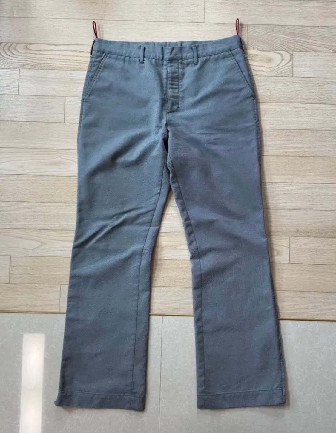 Prada 세미 부츠컷 지퍼 바지 상품이미지3