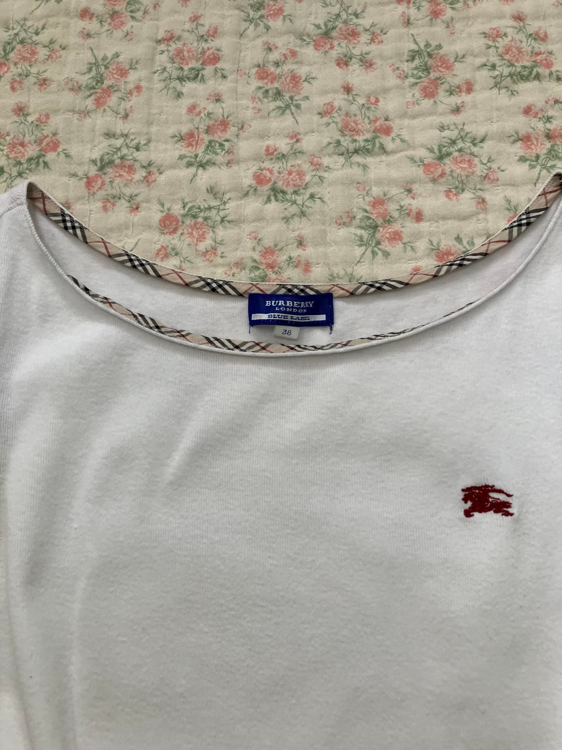 버버리 블루라벨 사이드 셔링 나시 1078 모리걸 y2k 스트릿 갸루 펑 상품이미지5