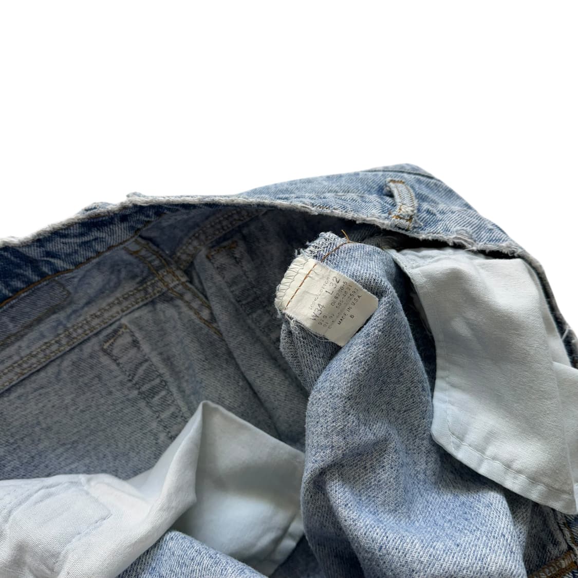 [32.5] 90's 리바이스 505 데님 청바지 USA [LV1435] 상품이미지4