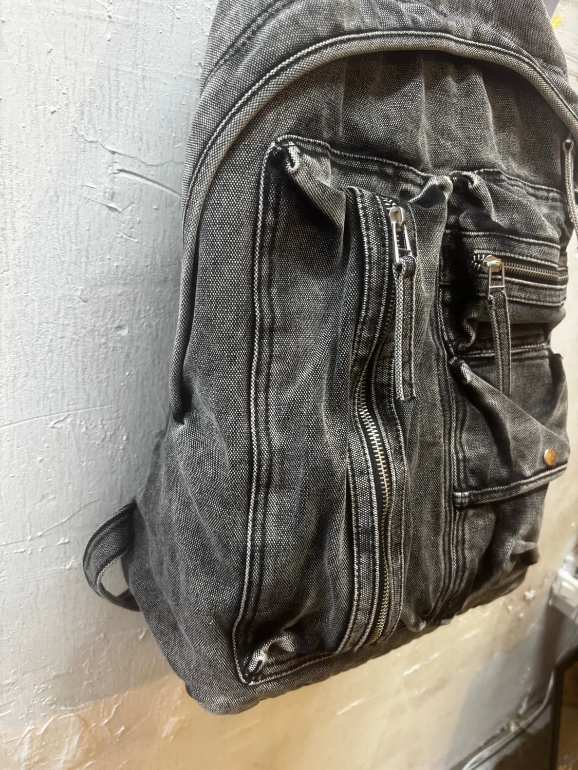 자라(ZARA) 테크니컬 워싱 데님 백팩  상품이미지6