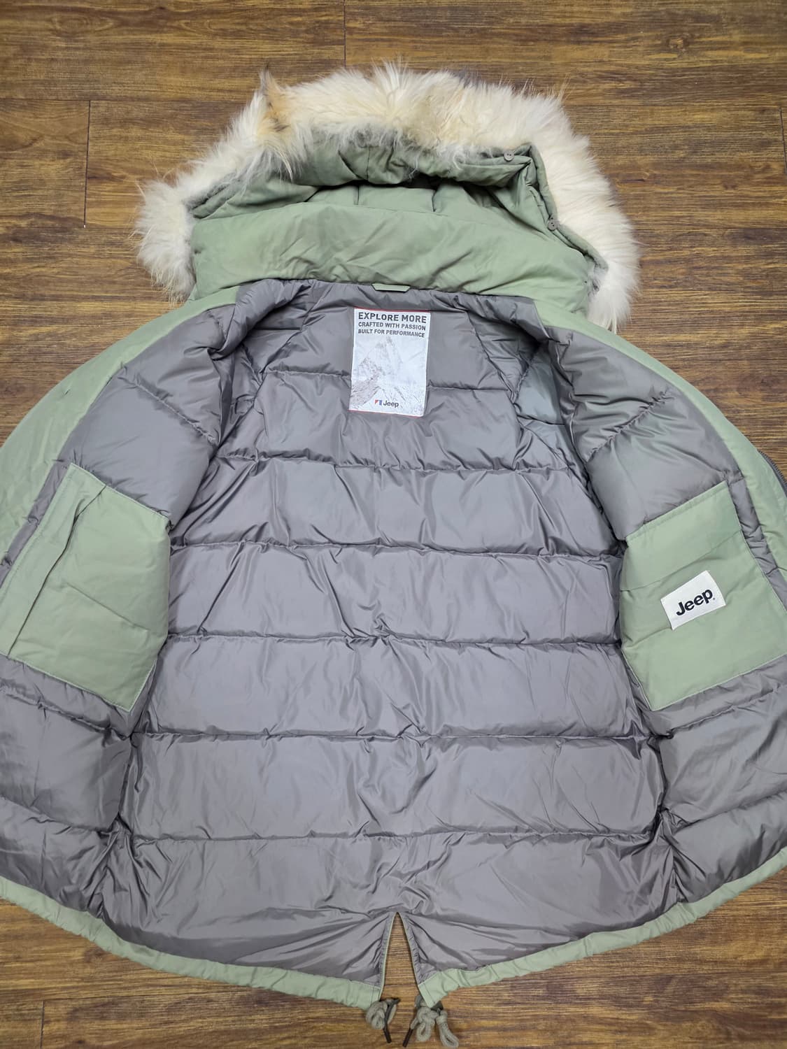 지프 폴라베어 야상다운패딩 상품이미지5