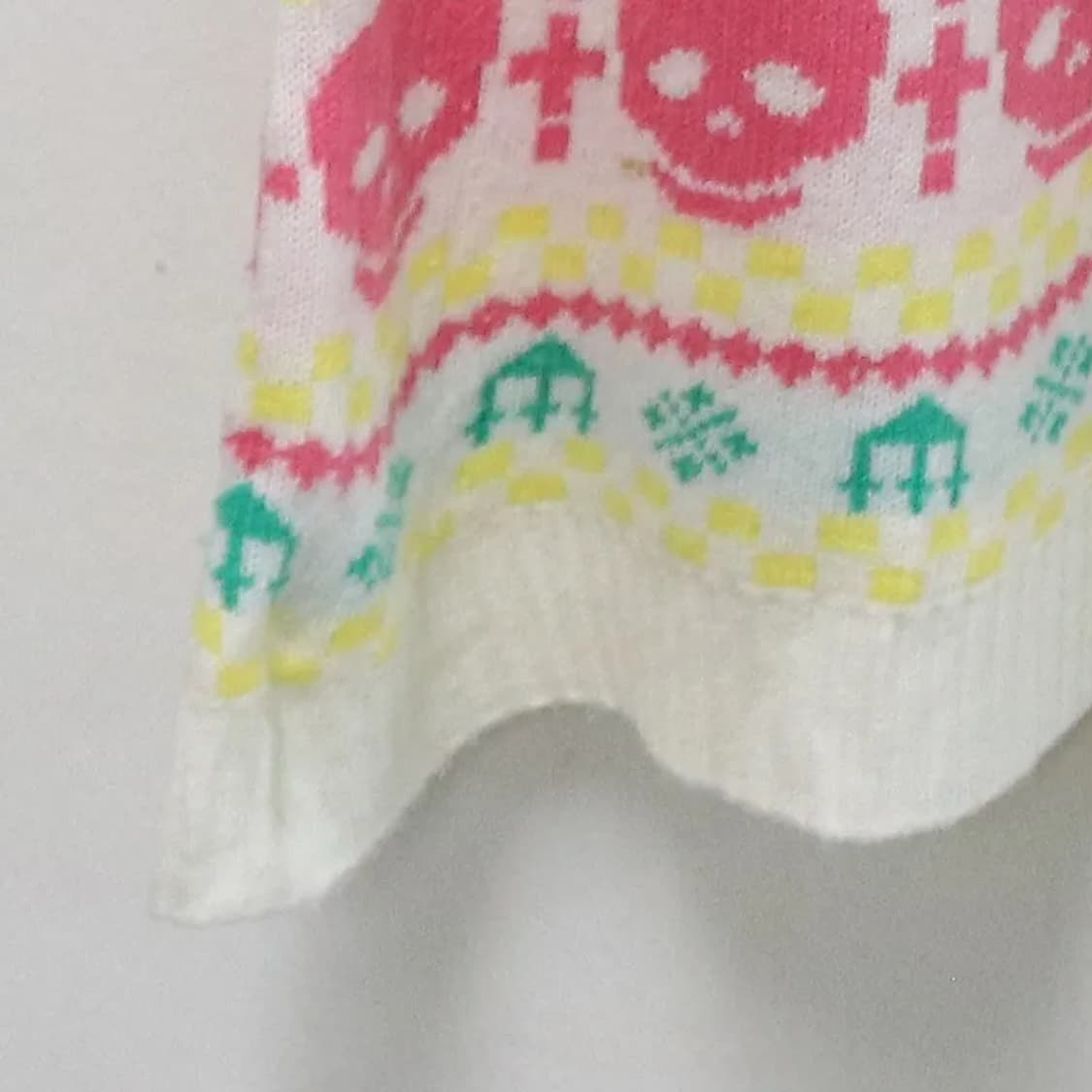 JE VOUDRAIS 스컬 후드 반팔 니트 원피스 61308 상품이미지6