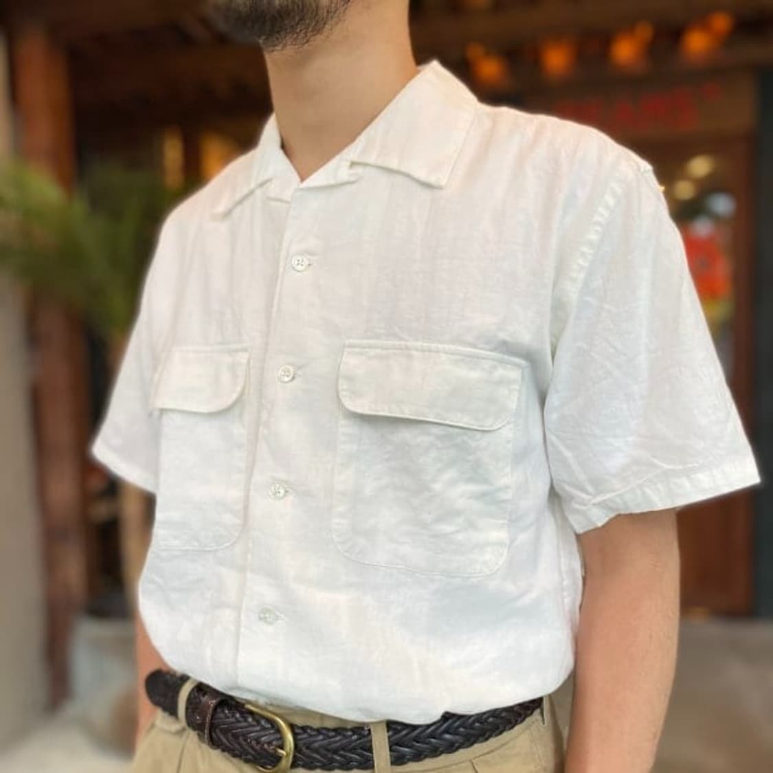 BEAMS PLUS Cotton Linen Canvas Shirt 상품이미지10