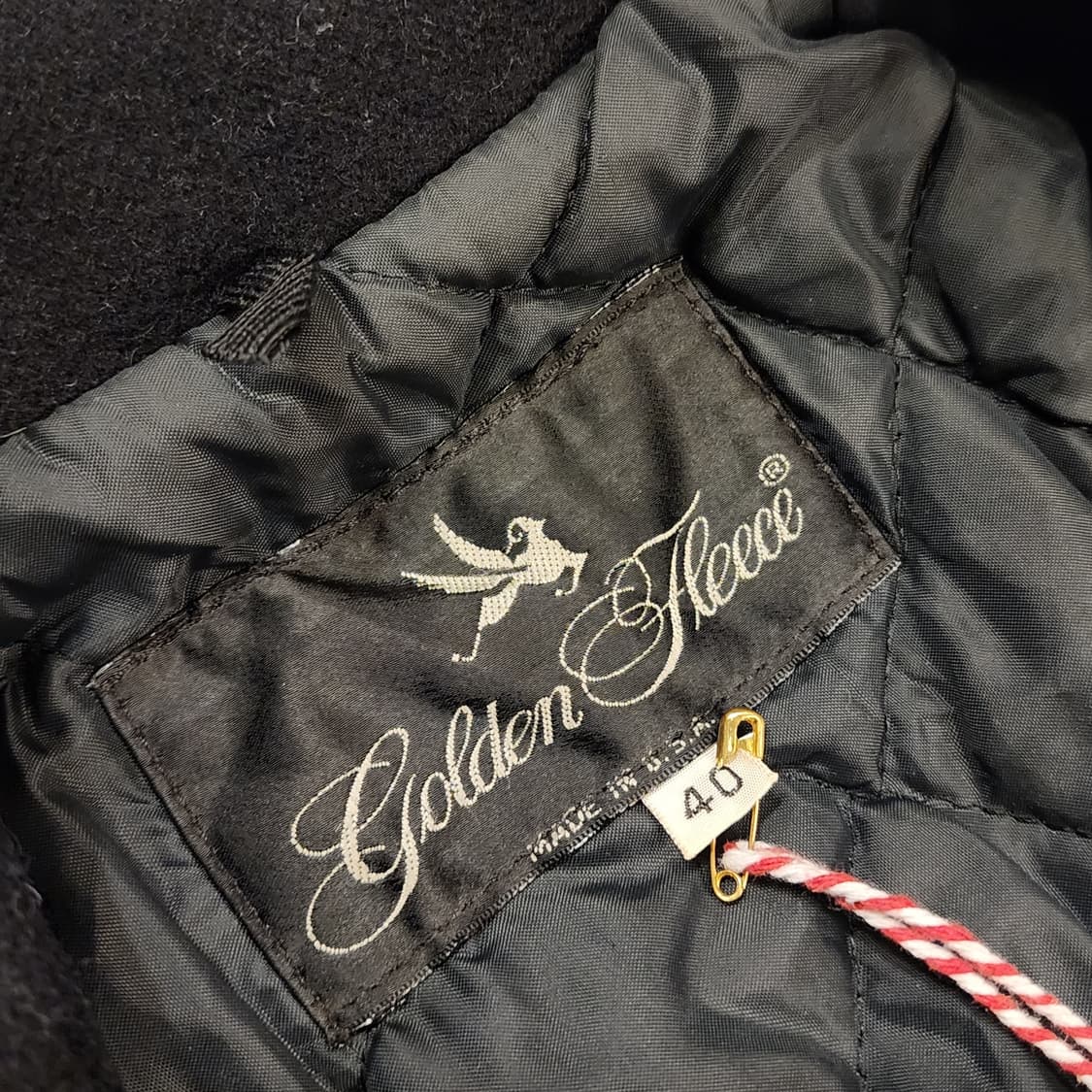90s 오리지날 USA 골든 플리스 피코트 상품이미지5
