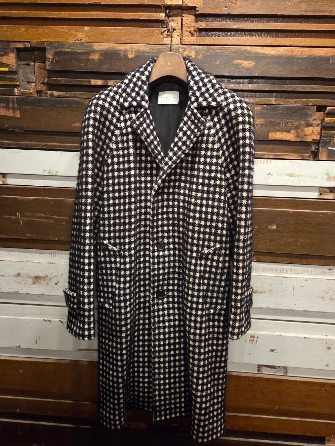 산드로 트위드코트 상품이미지1