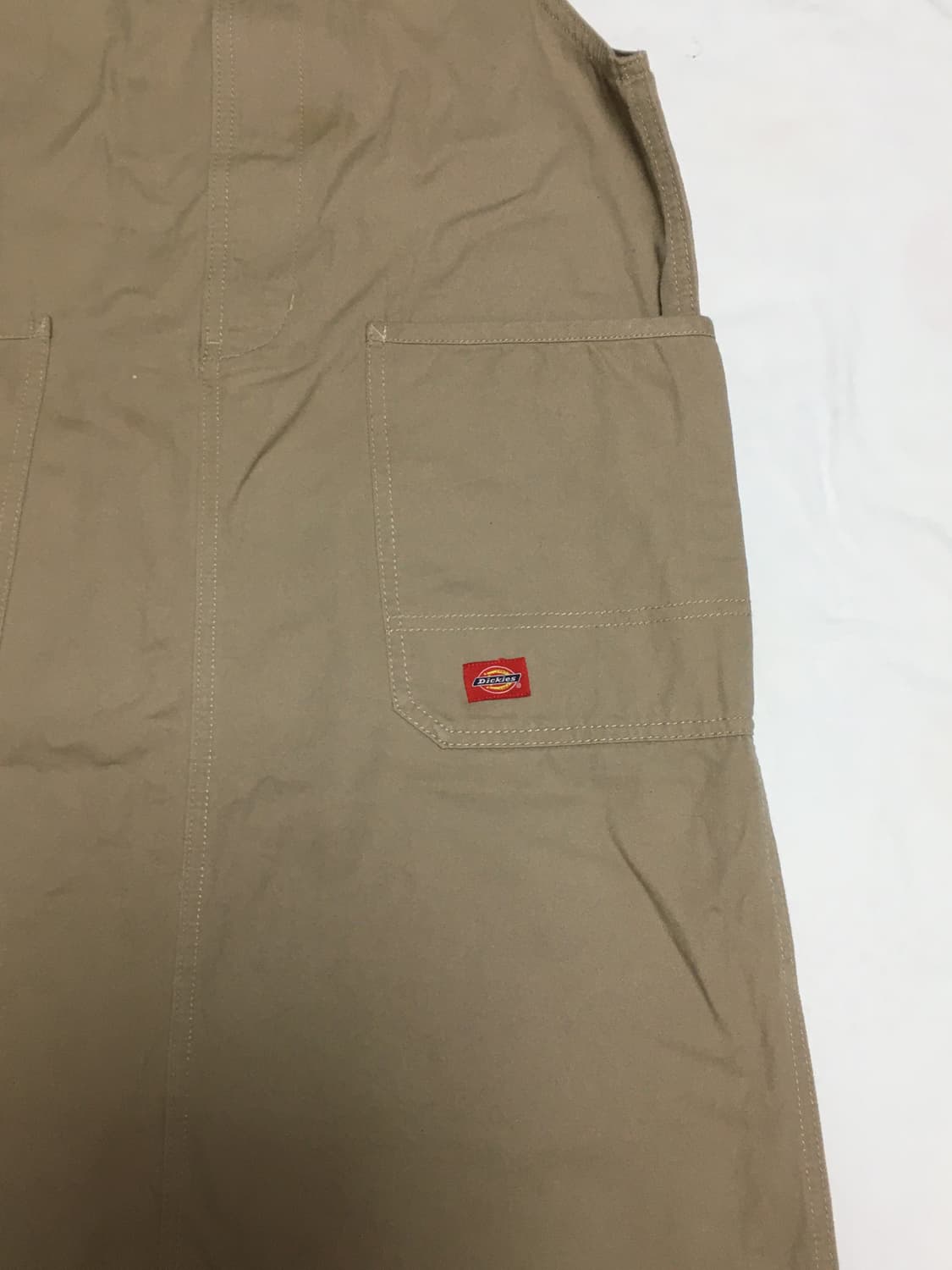 디키즈 Dickies 베이지 멜빵 치마 상품이미지4