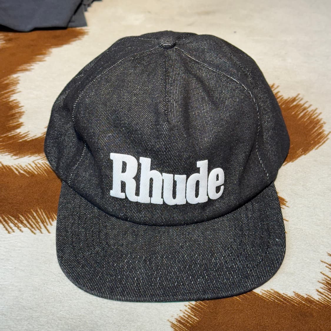 Rhude 데님 캡 모자 (OS) 상품이미지4