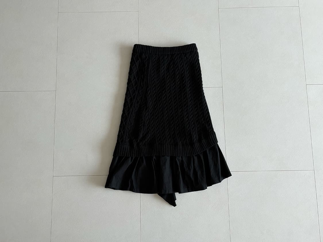 layered knit skirt 상품이미지2