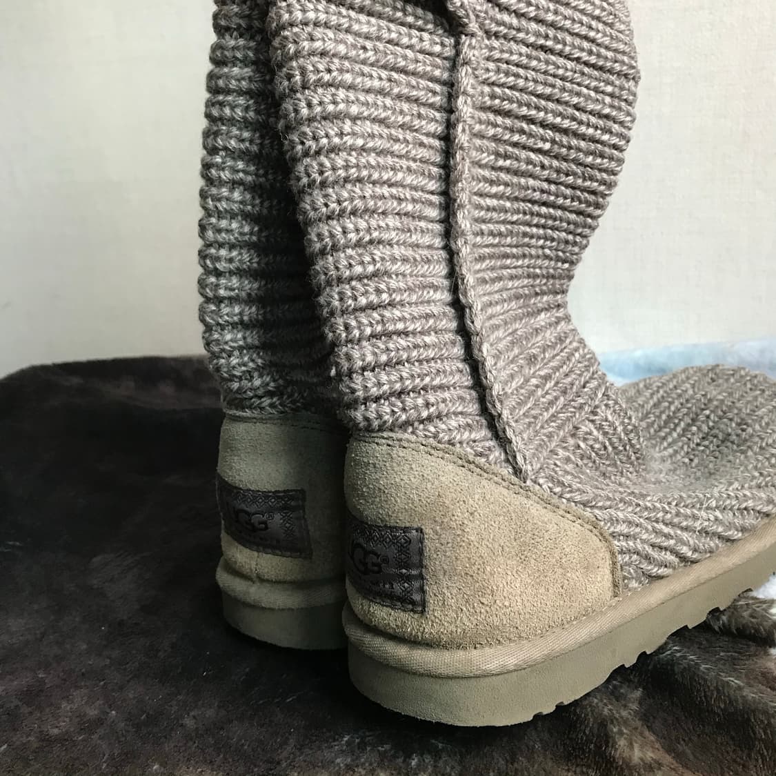 Ugg cardy knit boots grey 230 상품이미지4