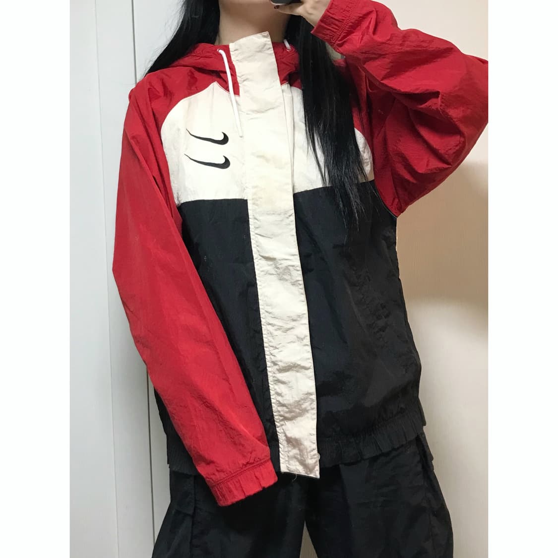 나이키 더블 스우시 바람막이 M 상품이미지1