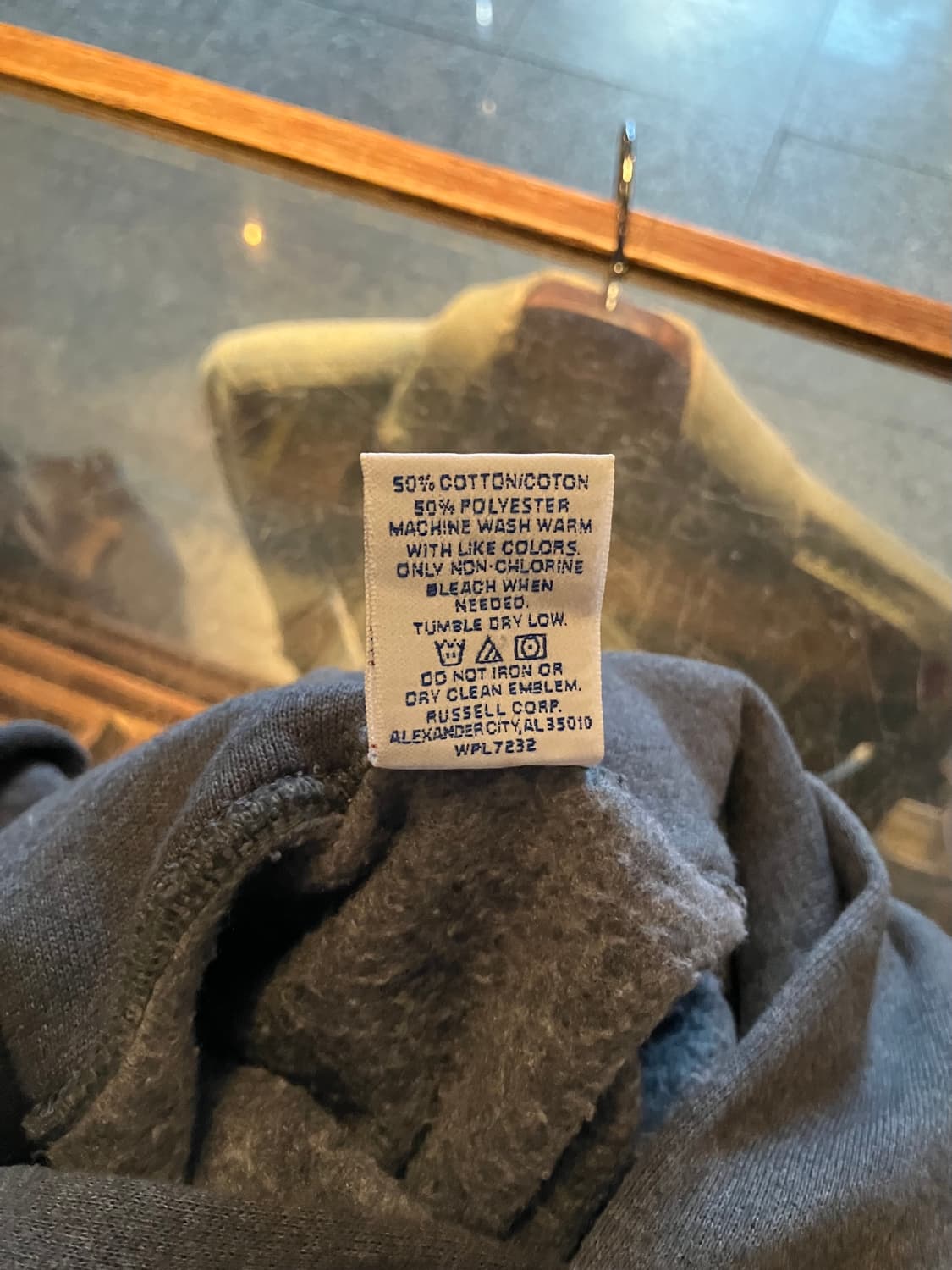 00s 빈티지 러셀 플레인 후드 스웻 셔츠 상품이미지6