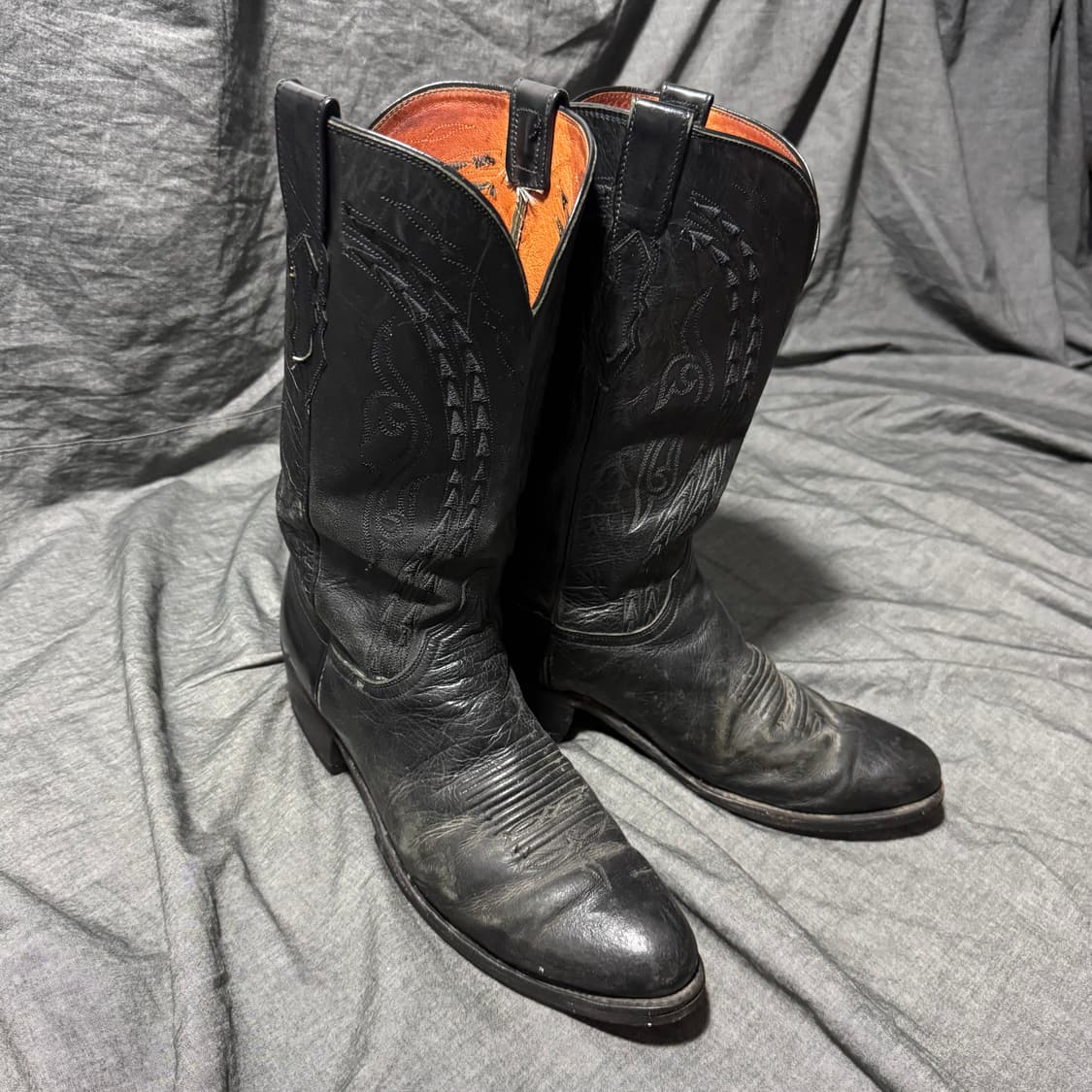 1883 N1617 Black Calf Cowboy Boots 상품이미지8