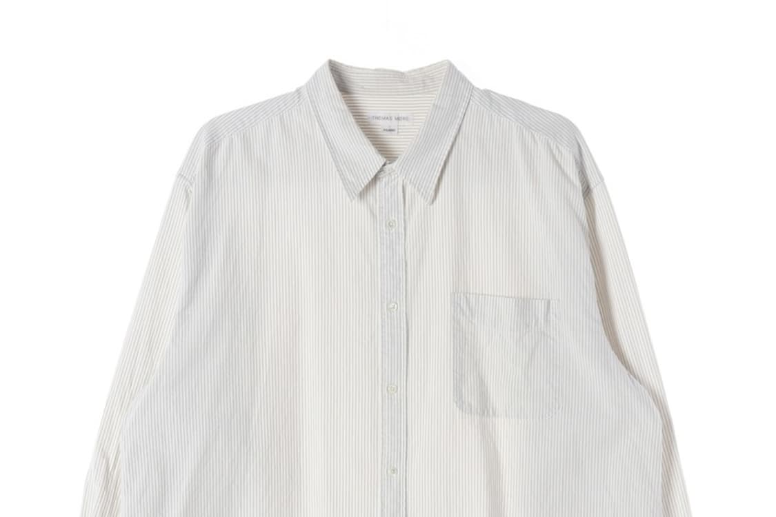 토마스모어 스트라이프 오버핏 셔츠 XL 상품이미지3
