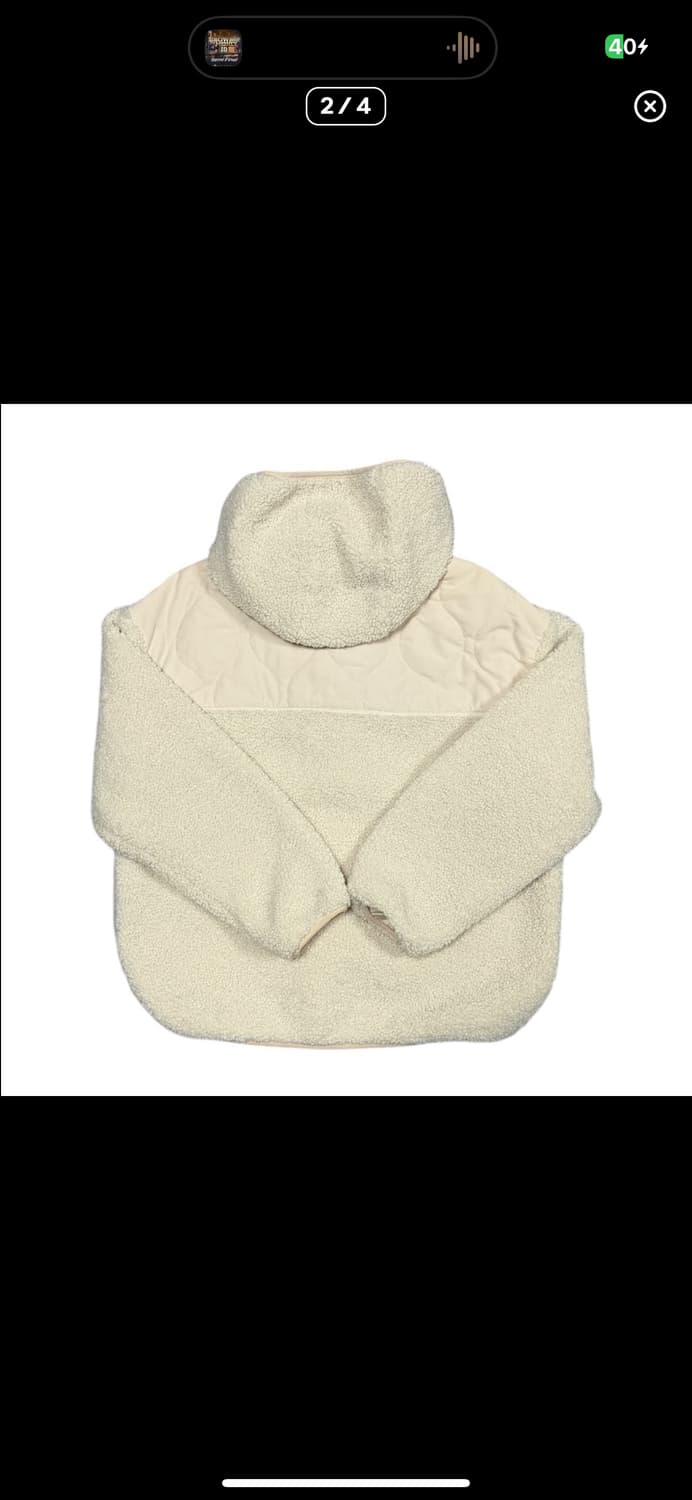  (바배) 스파오 후드 퀄팅 뽀글이 패딩 점퍼 상품이미지2