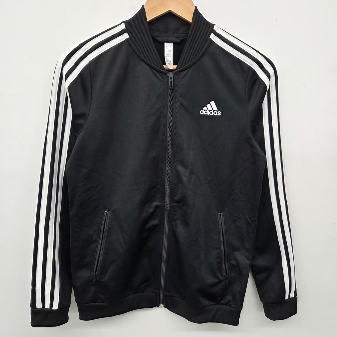 아디다스져지 삼선 트랙 자켓 블랙 여xs 상품이미지2