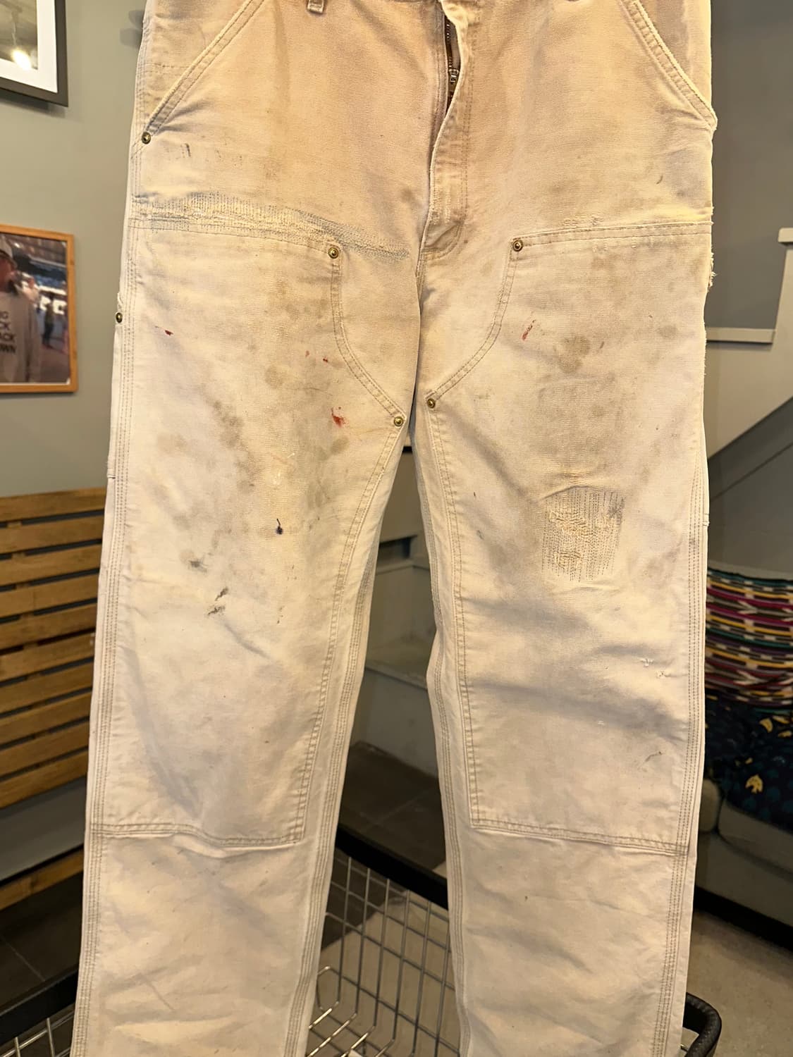 90’s Carhartt double knee repair work 상품이미지6