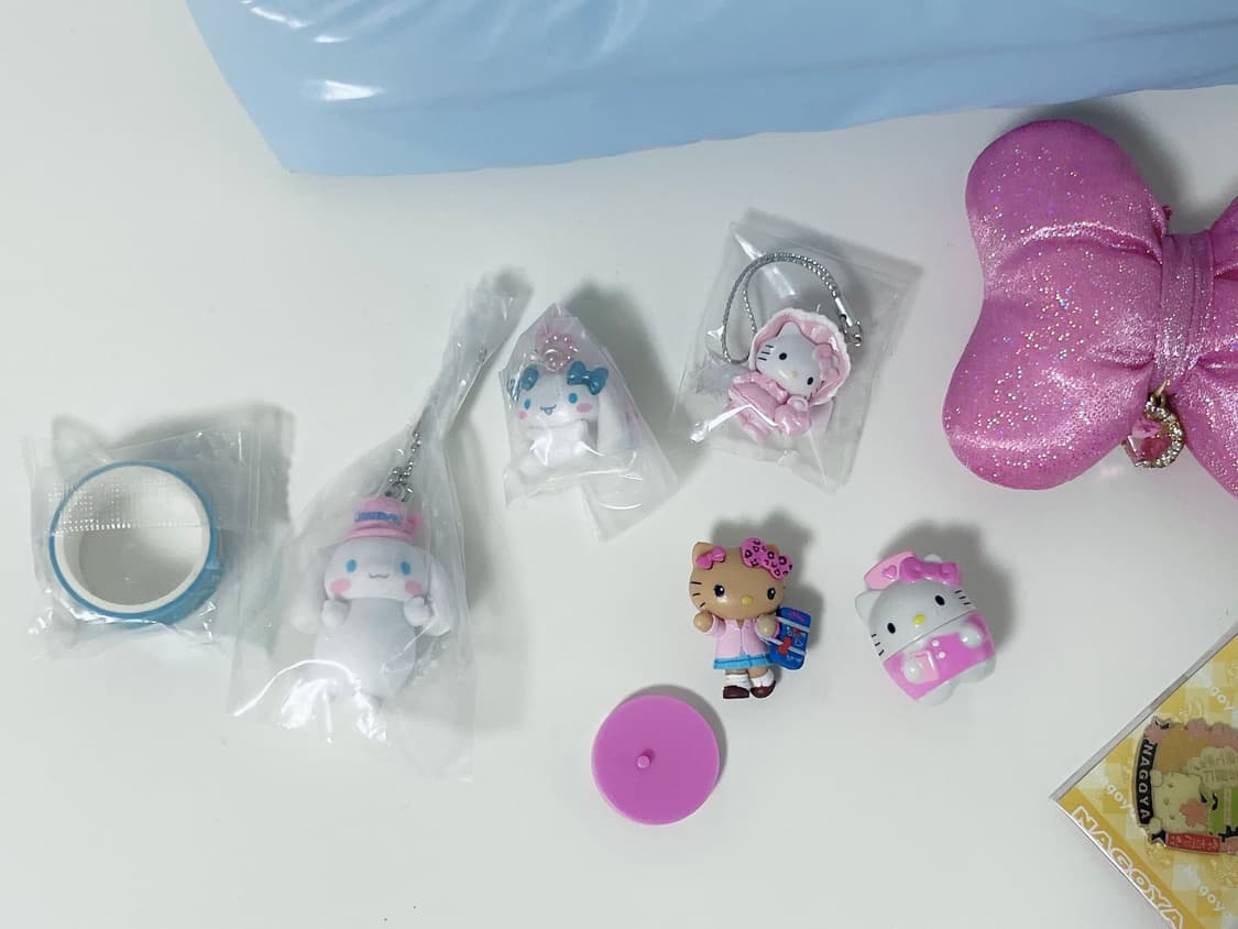 일괄 롱다리 플로키가챠 시나모롤 간호사 키티 초코 에그피규어 태닝 키티 상품이미지2
