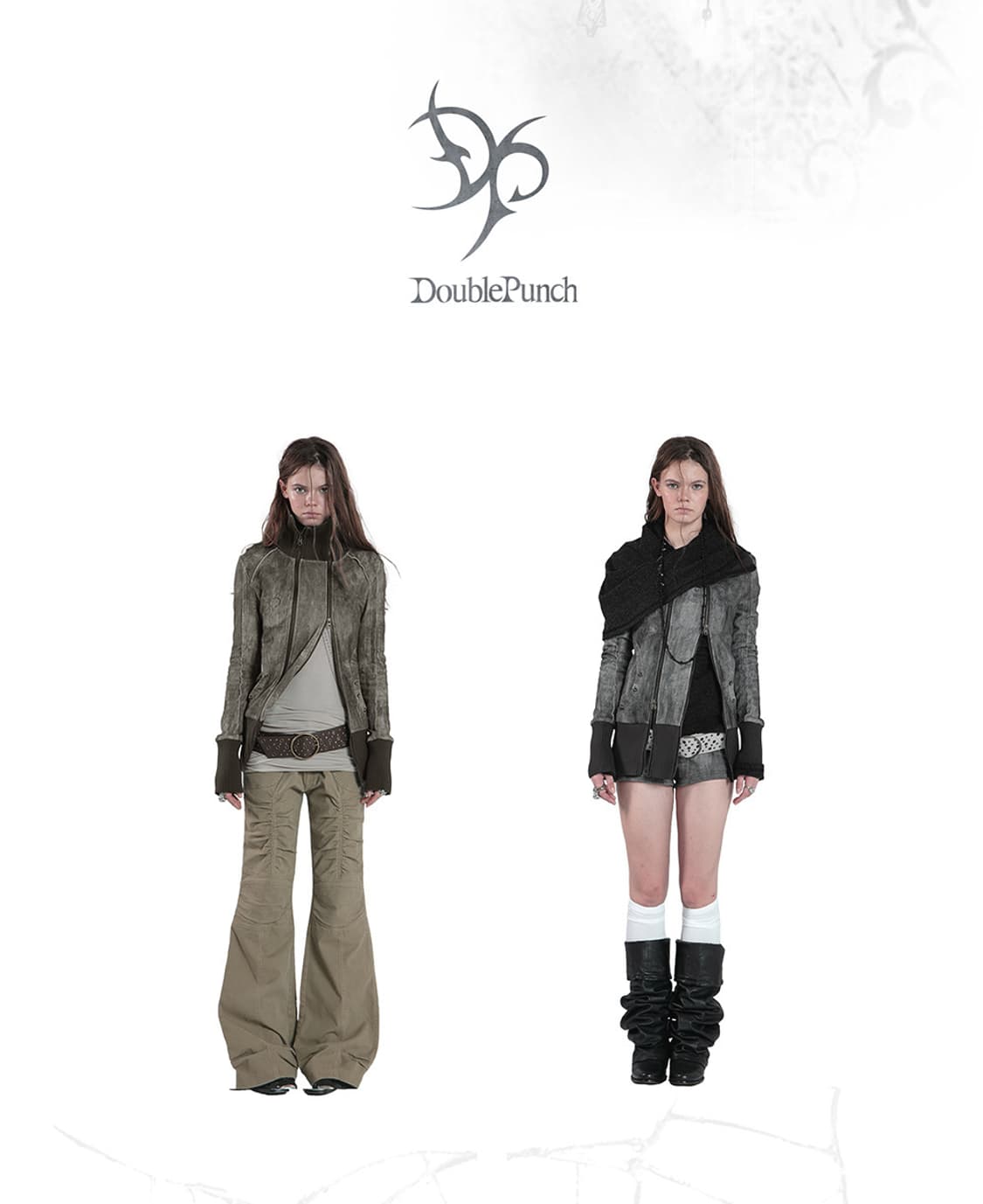 Double punch punck split zipper sweat 상품이미지3