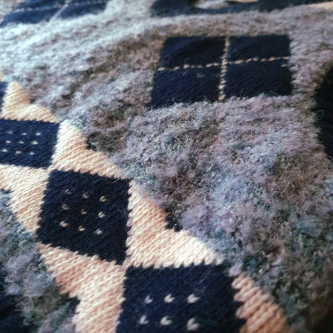 그로브 아가일 파일 베스트 니트조끼 상품이미지3