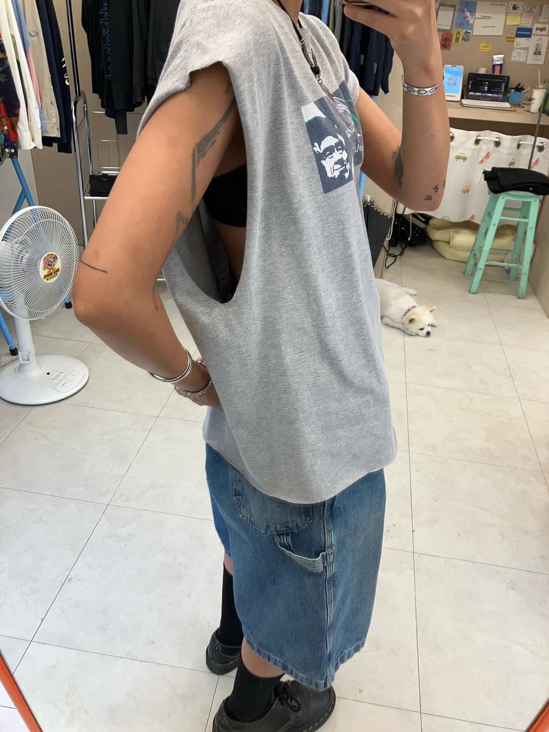 Hanes cutting sleeveless  상품이미지9
