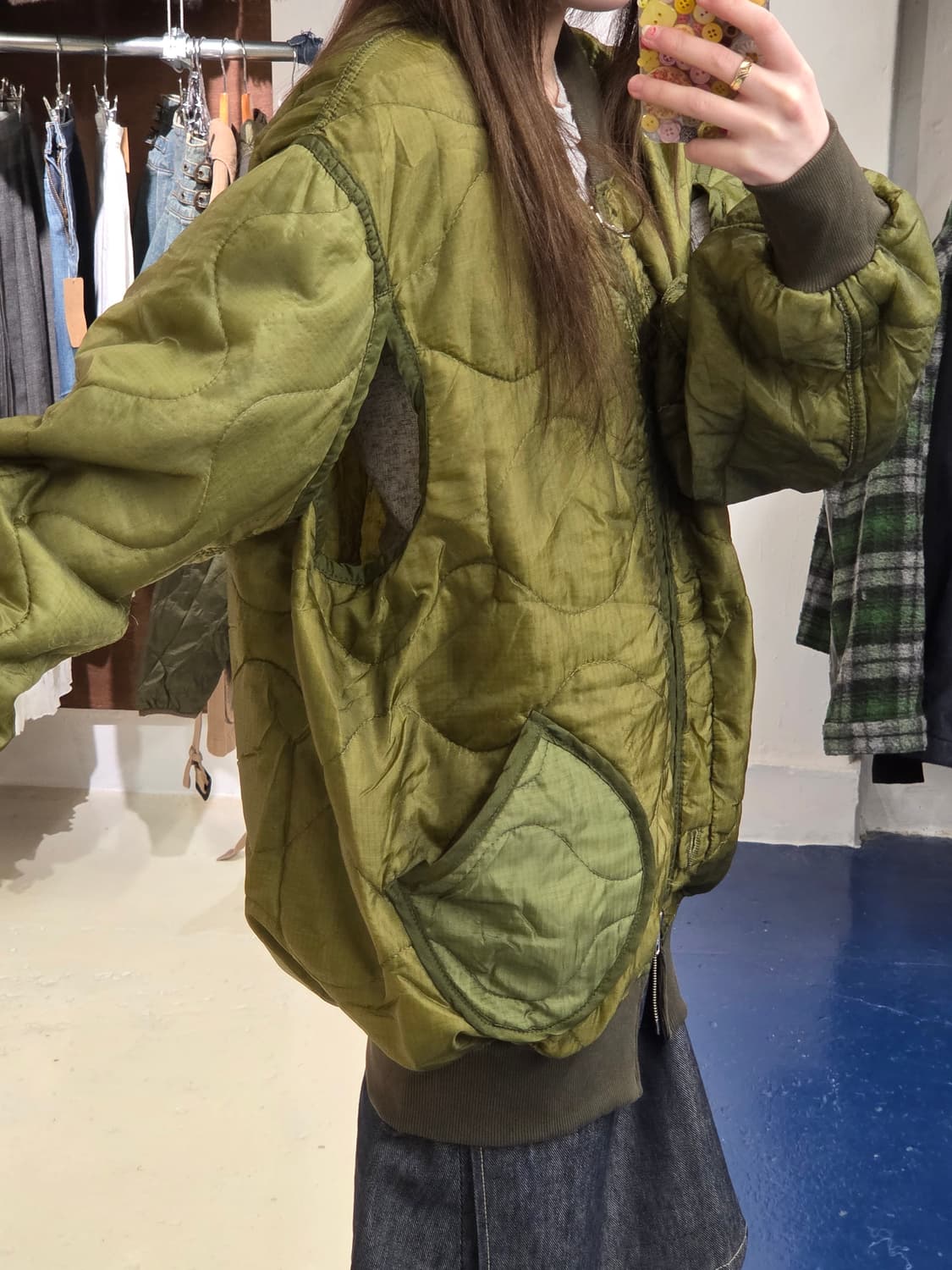 Orleans store 올리언스스토어 퀼팅 투웨이 자켓 상품이미지4