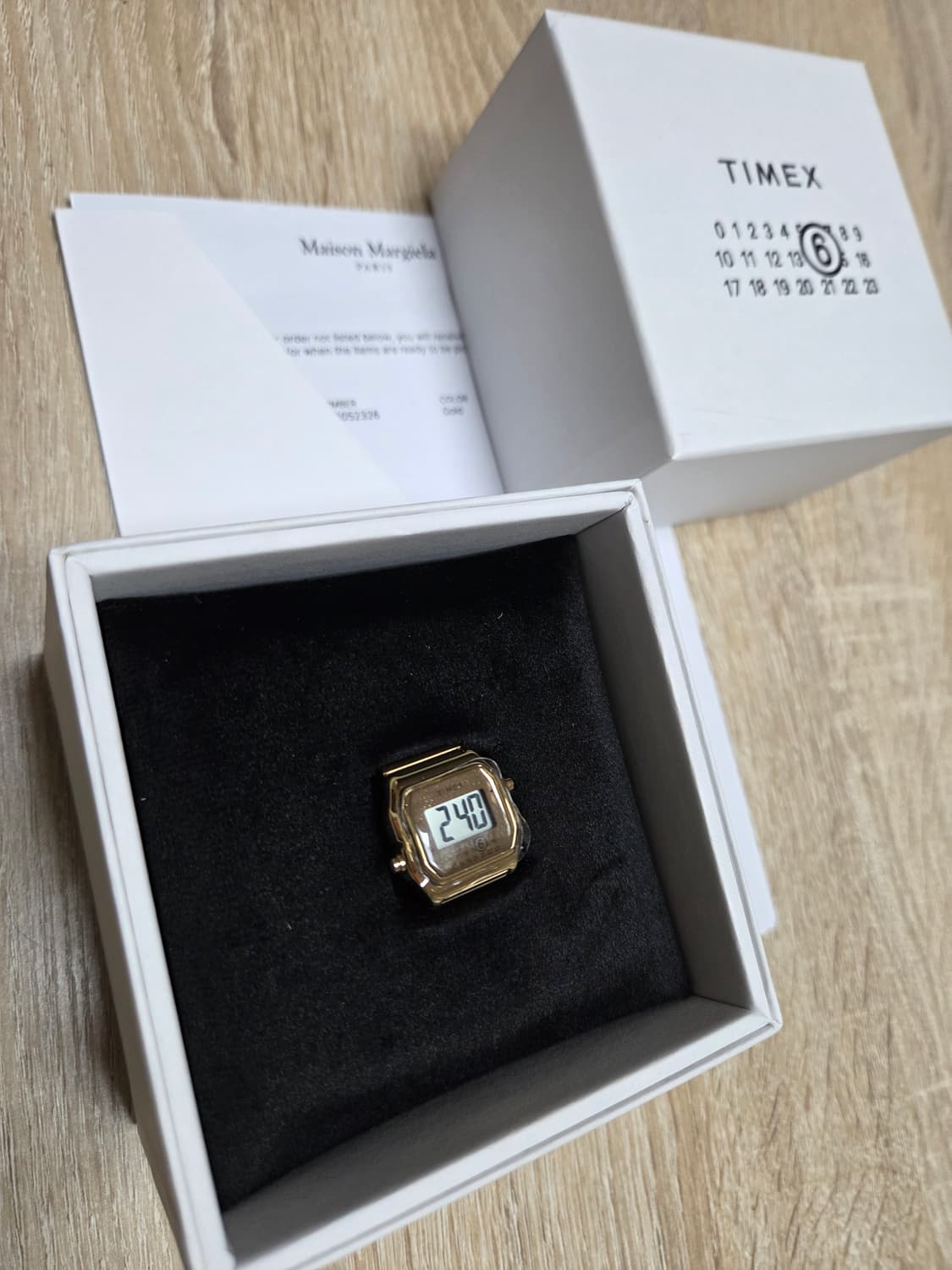 [S/M][M/L]타이맥스 MM6 메종마르지엘라 T80 링 워치 골드 상품이미지5