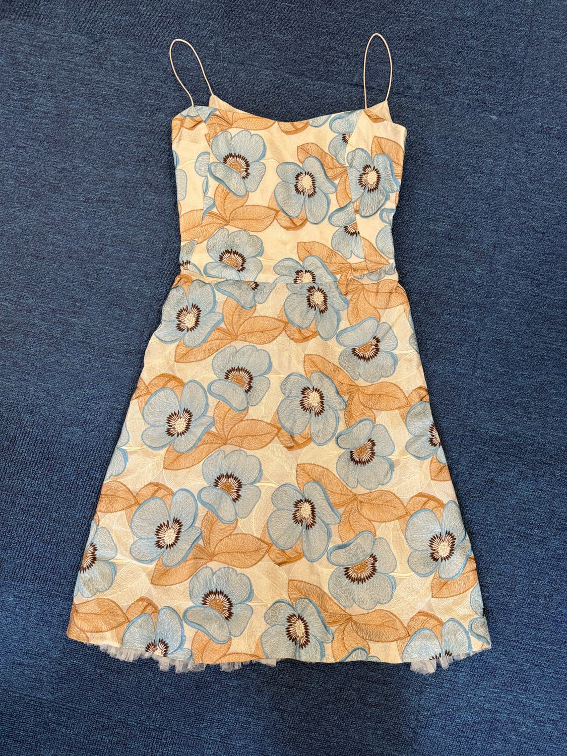 빈티지 플라워 민소매 원피스 S 상품이미지2