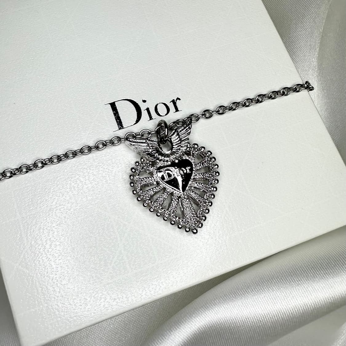 디올 엔젤하트 목걸이 상품이미지5