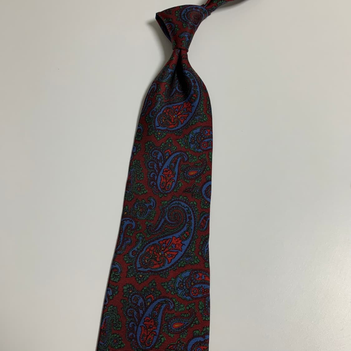 버버리(BURBERRY) 페이즐리 넥타이 명품 A+등급 9cm 상품이미지7