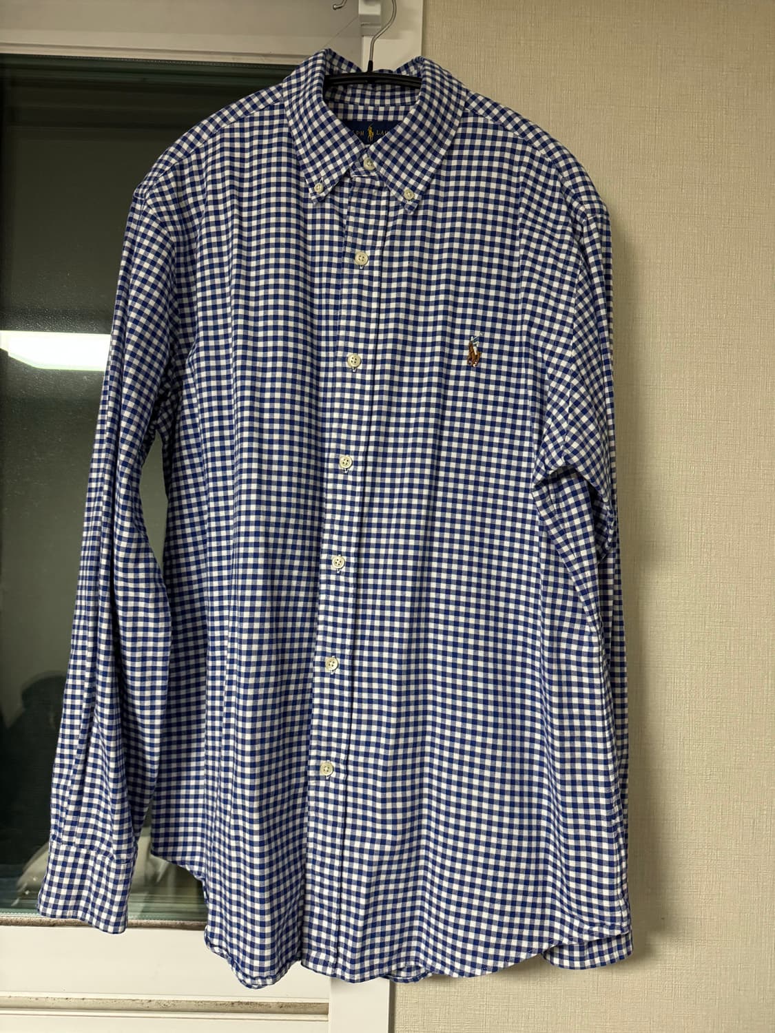 폴로 깅엄 체크셔츠 상품이미지1