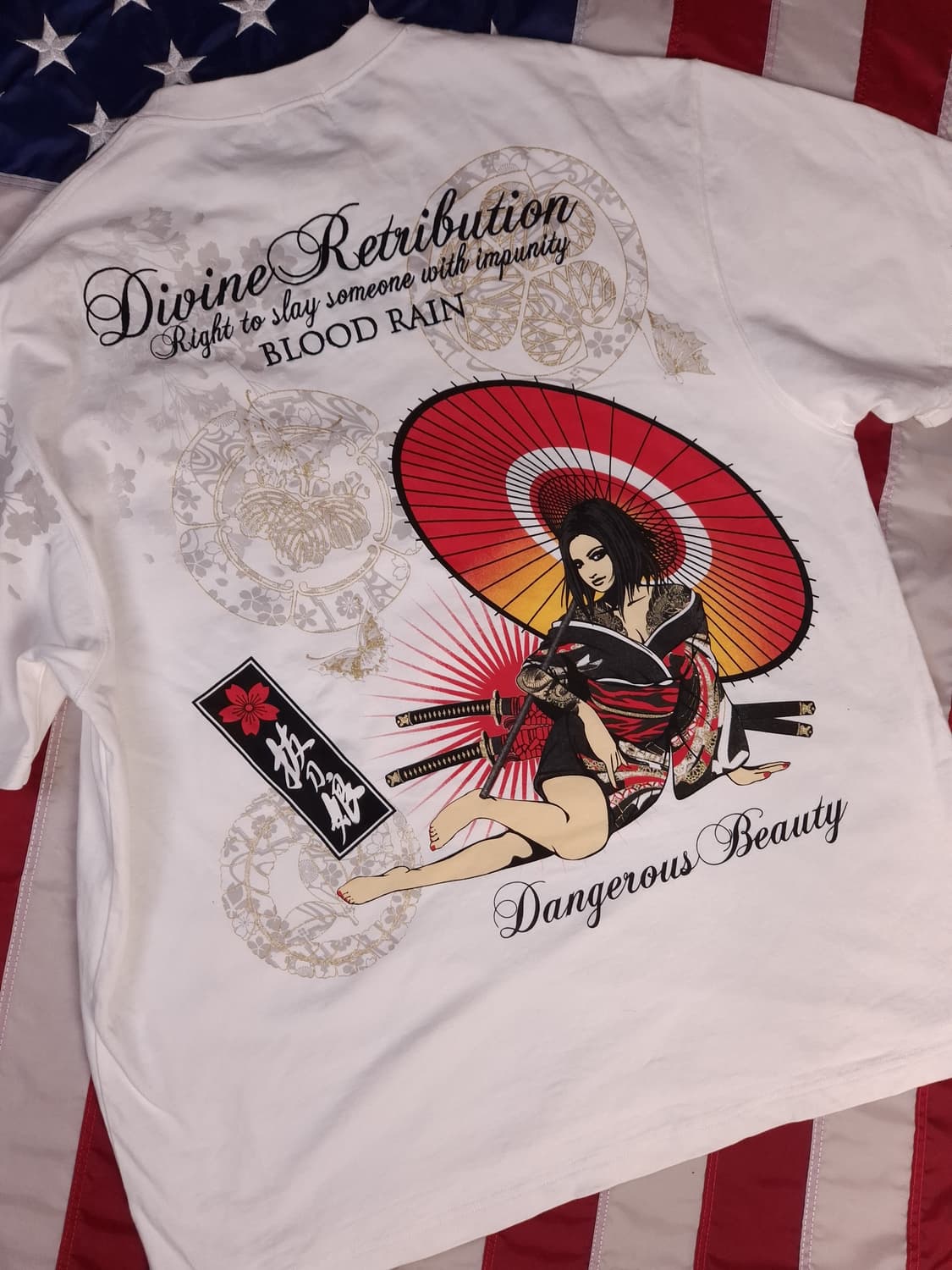 오리지날 Divine Retribution 디바인 사무라이걸 반팔티 상품이미지2