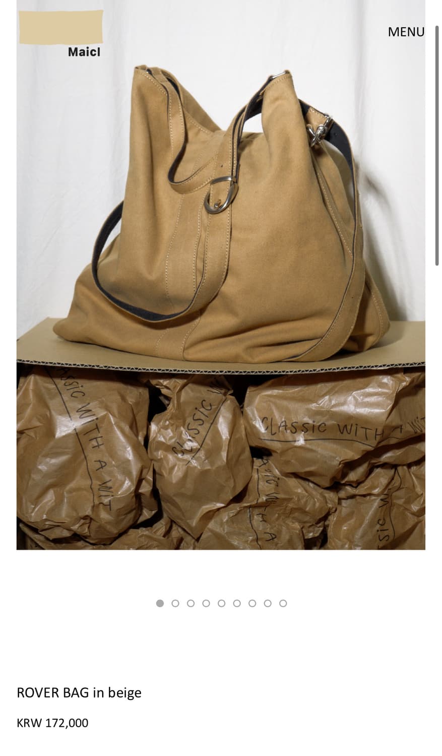 Maicl ROVER BAG beige 상품이미지1