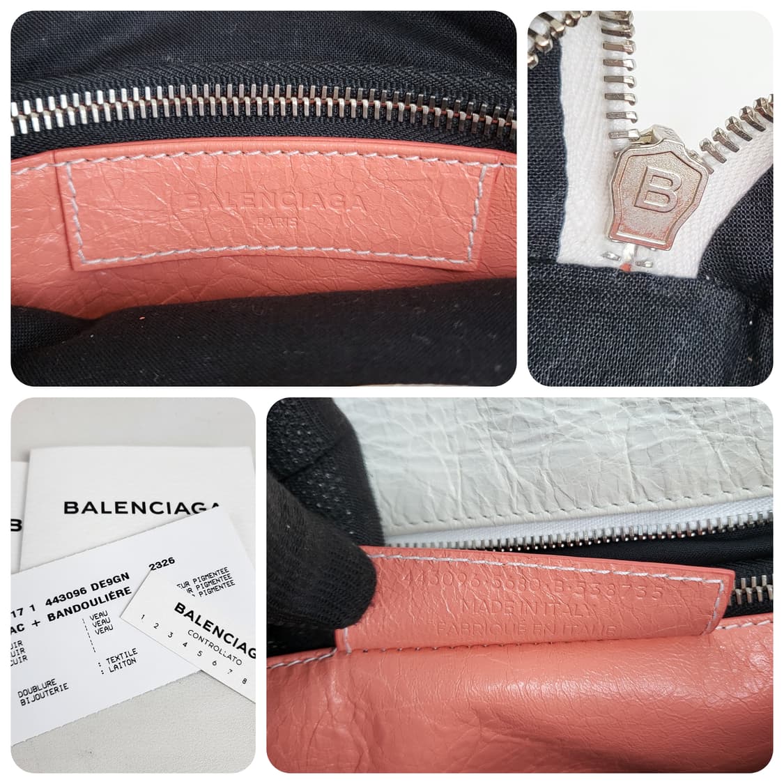 정품 발렌시아가 피칸 스트라이프 바자백 상품이미지9