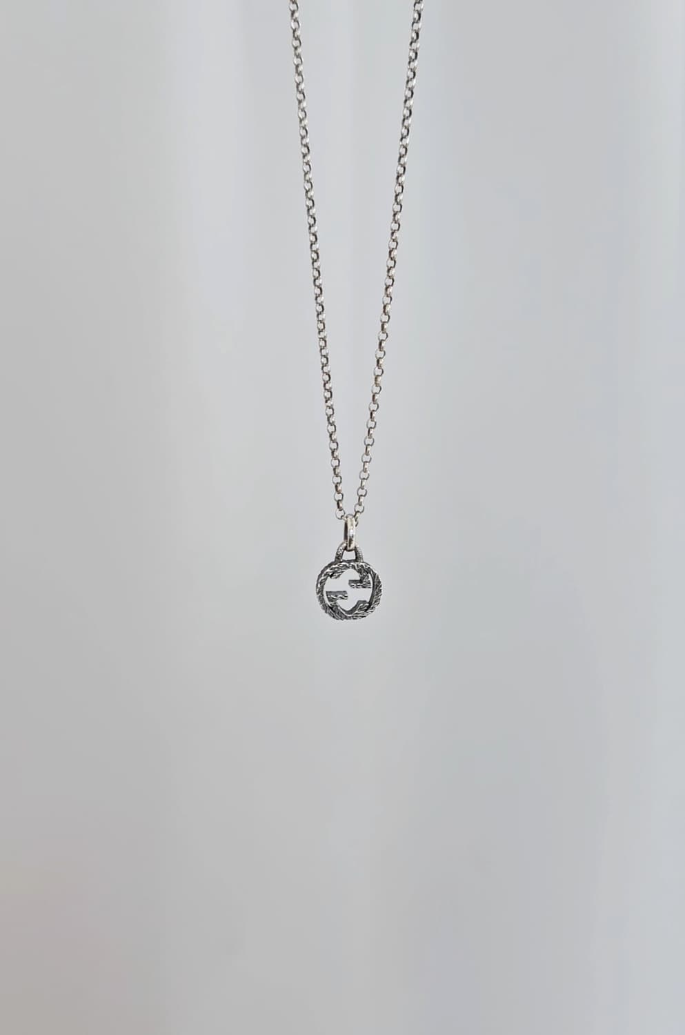 구찌 인터로킹 G 팬던트 목걸이 [정품] 상품이미지5