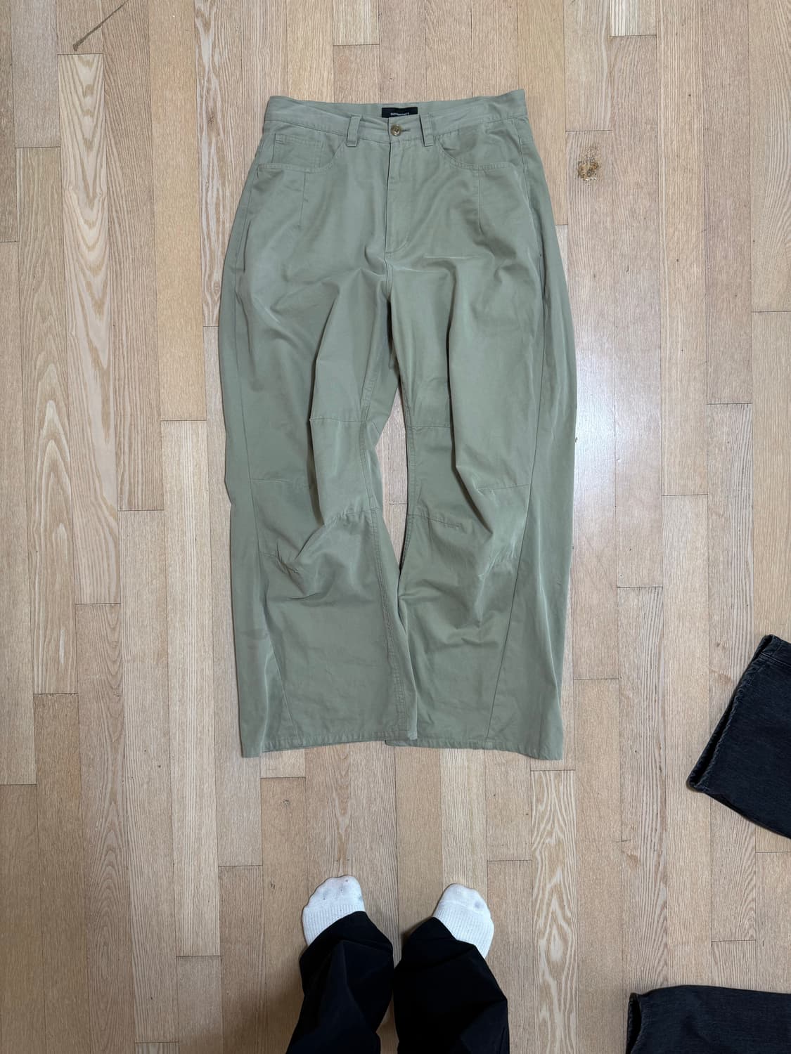 AV PLEATS PANTS (WASHED SAGE GREEN) 상품이미지5