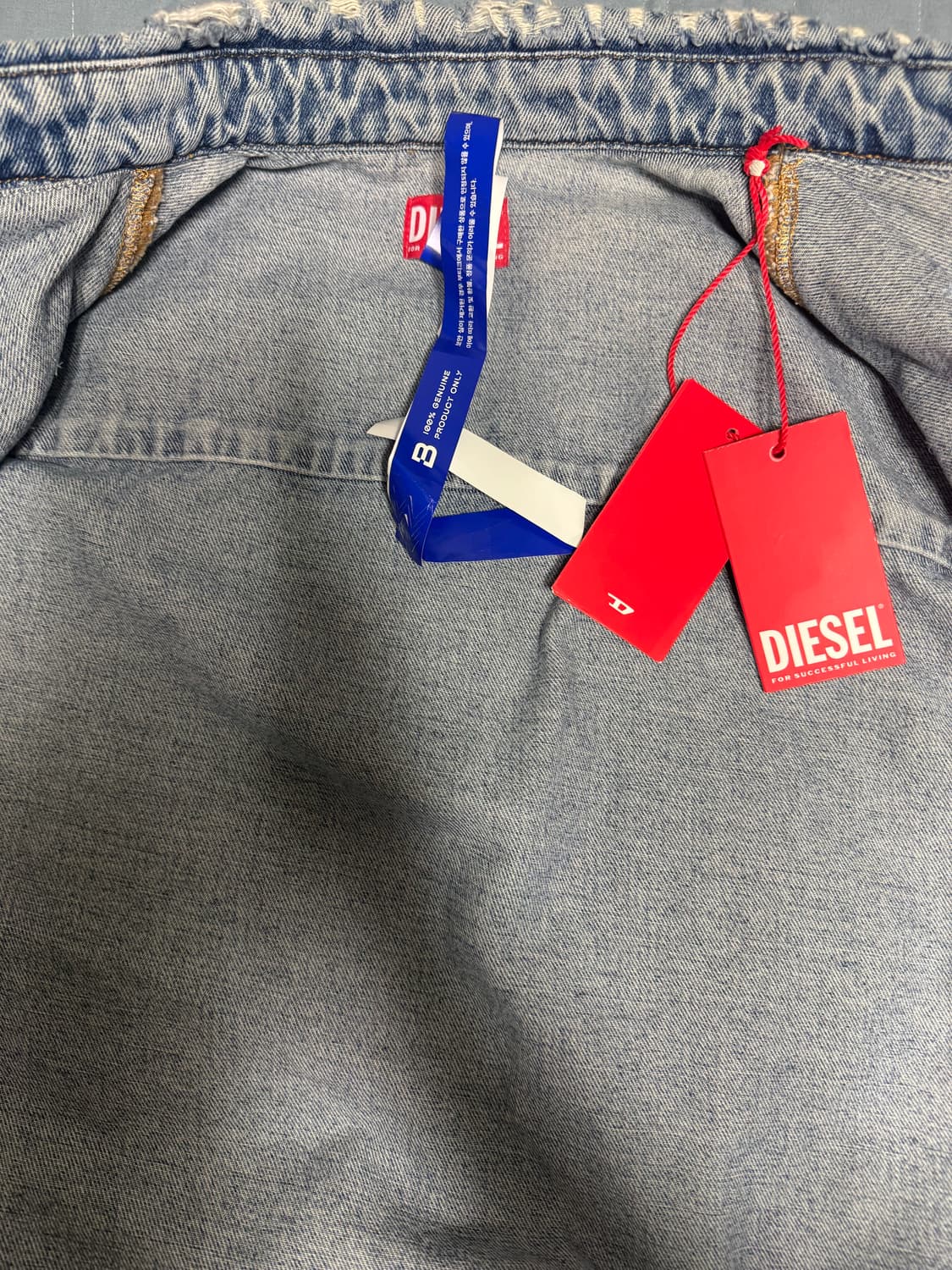 디젤 D 심플 오버 셔츠 팝니다(디젤 데님 셔츠) 상품이미지4