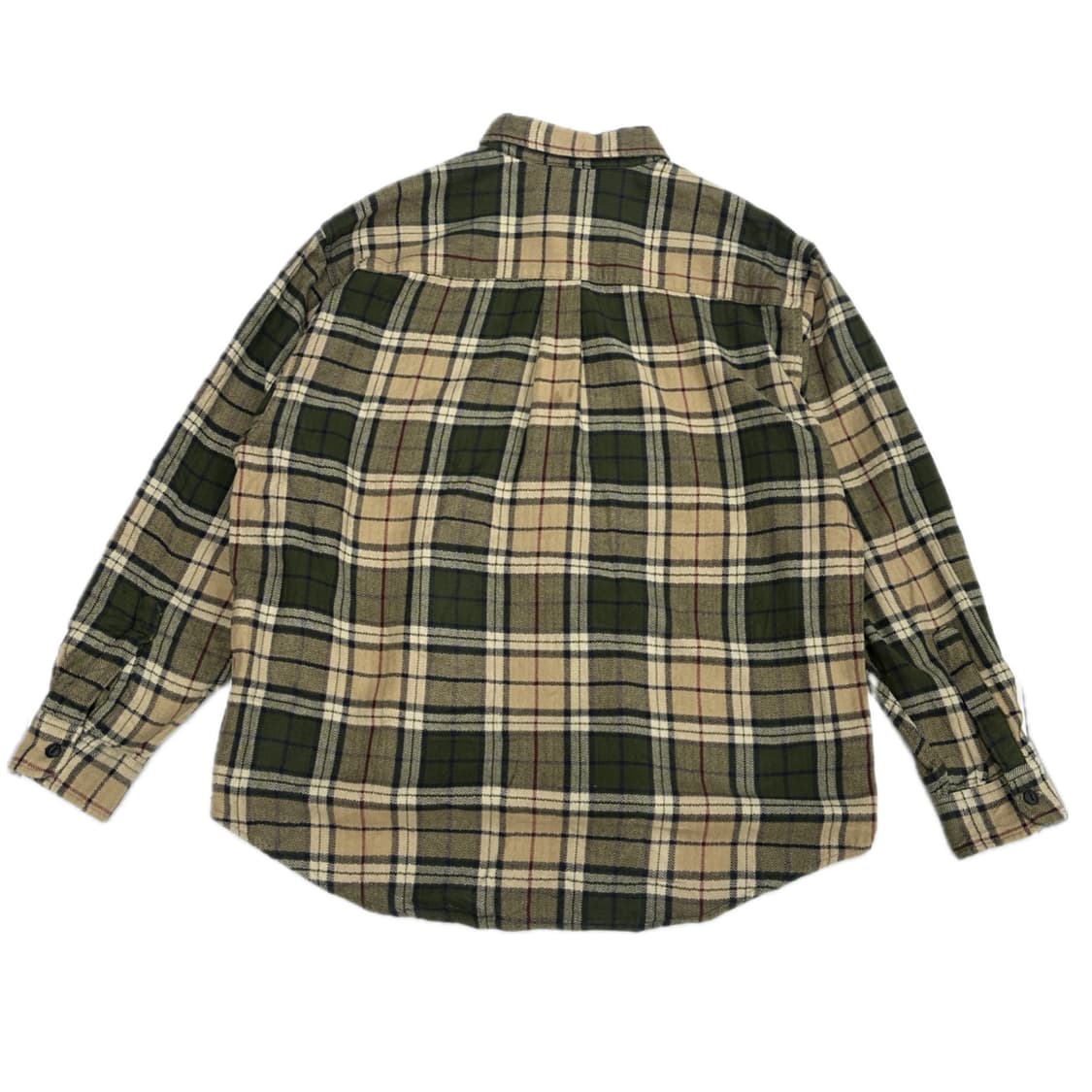 울리치 카키 체크 오버핏 셔츠 가을 시티보이 아메카지 보헤미안 상품이미지3