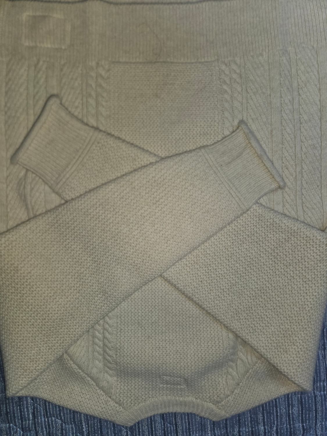 러프사이드 24FW 아란 니트 오트밀 1 사이즈 상품이미지6