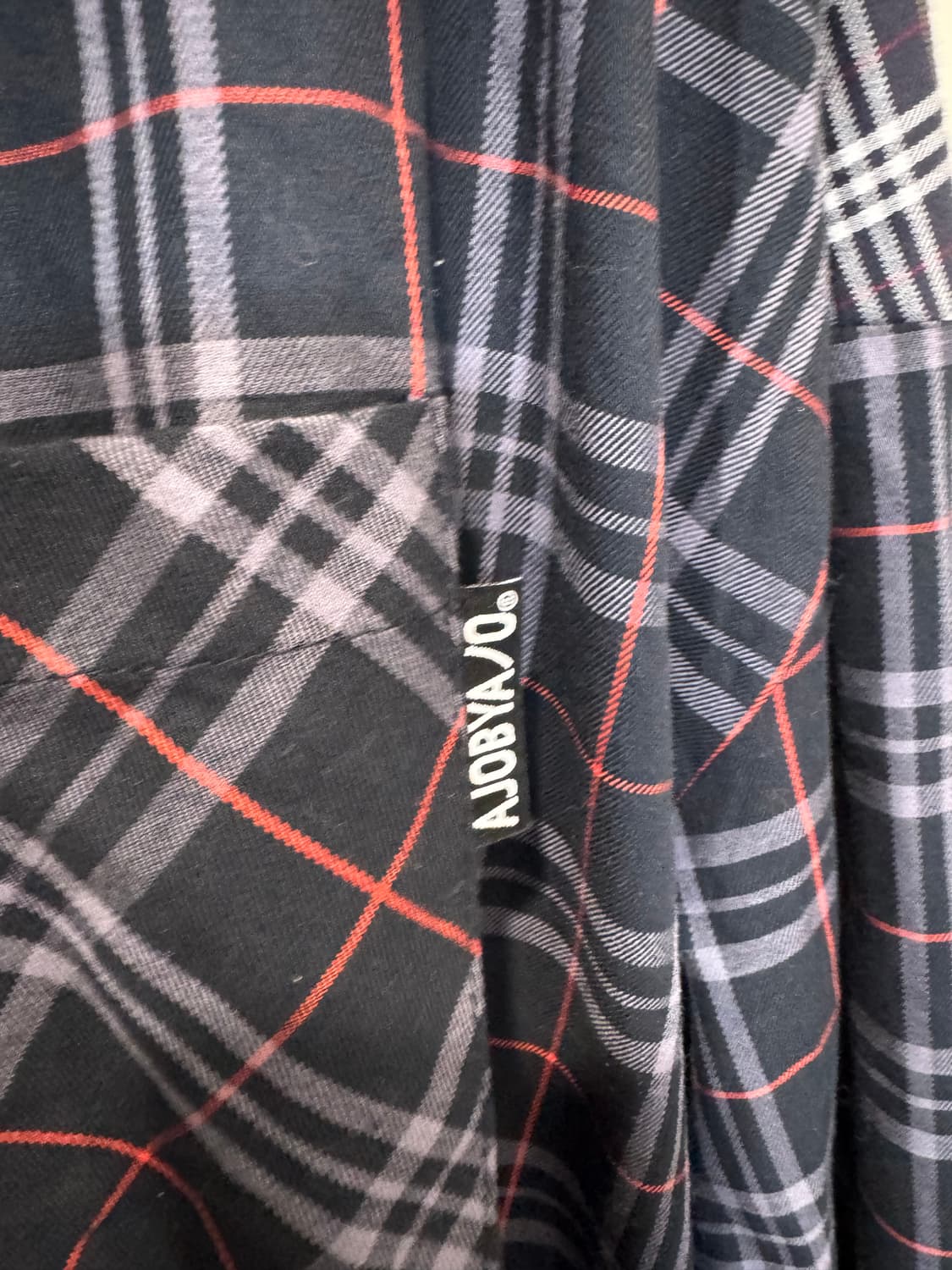 아조바이아조 시그니처 믹스 체크 셔츠  상품이미지3