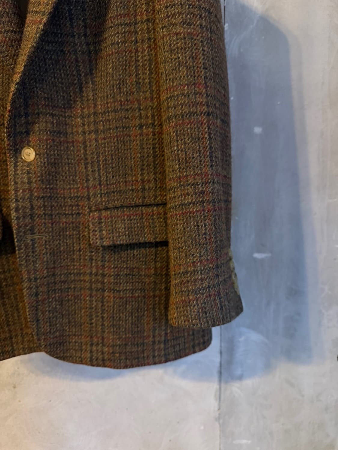 버버리 건클럽체크 트위드 자켓 100 상품이미지10