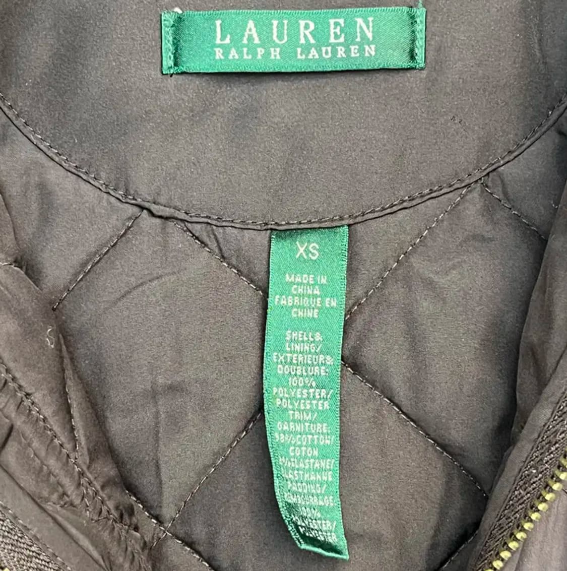 로렌 랄프로렌 여성 퀄팅 필드 자켓 (XS) 상품이미지3