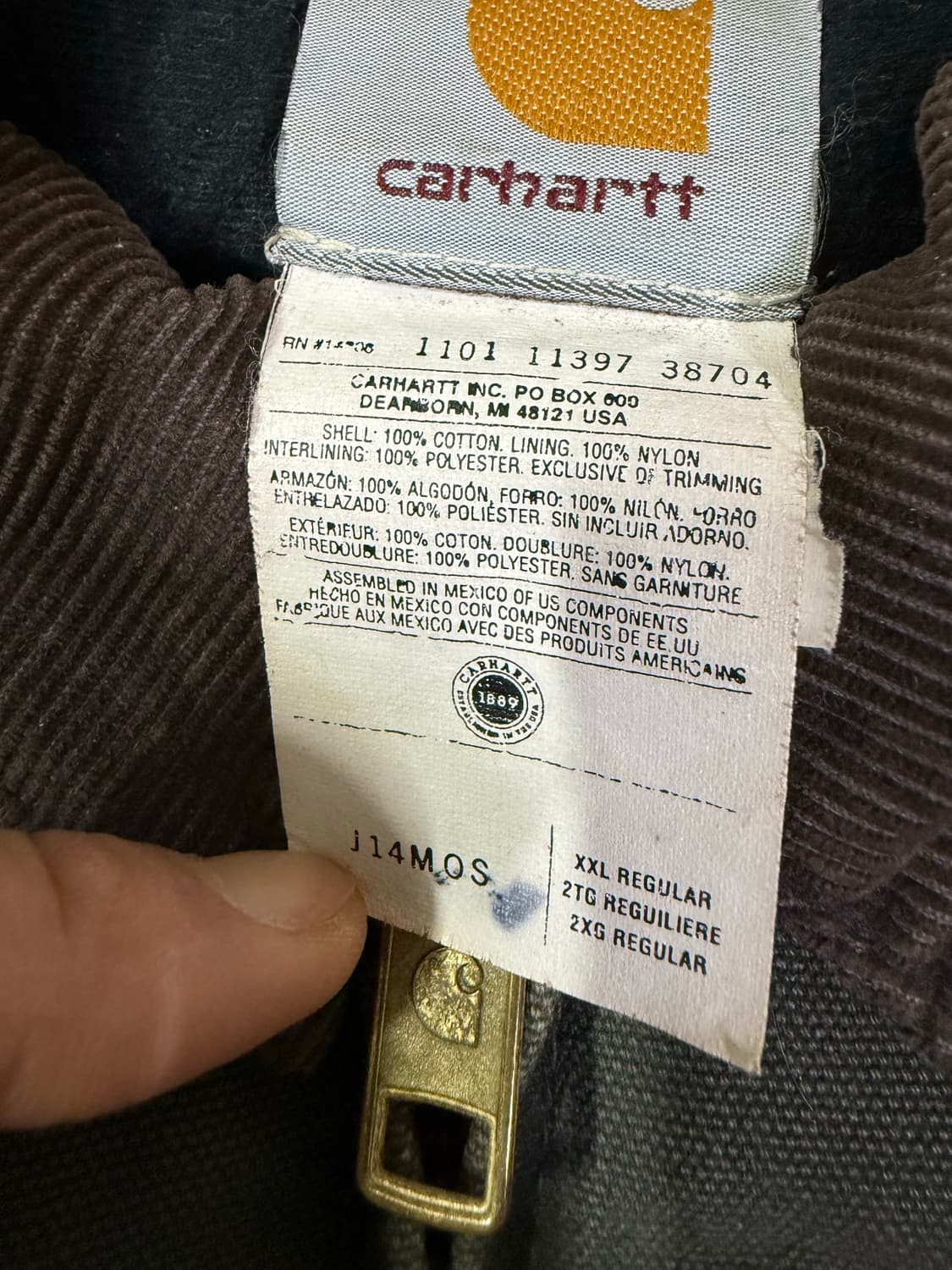 XXL) 칼하트 j14 mos 워크자켓  상품이미지3
